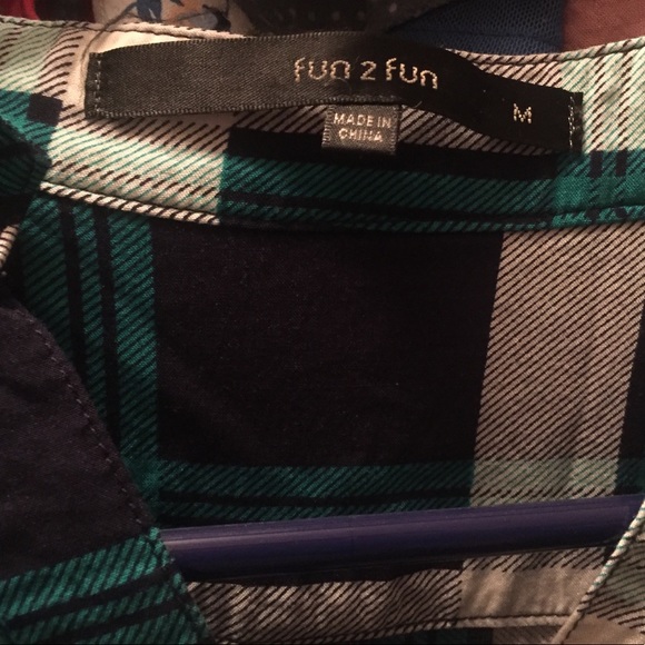 Plaid button down - Picture 3 of 3